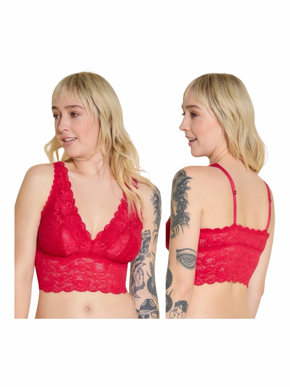 COSABELLA made in Italy Never Say Never Plungie Longline Bralette. Size 3X.